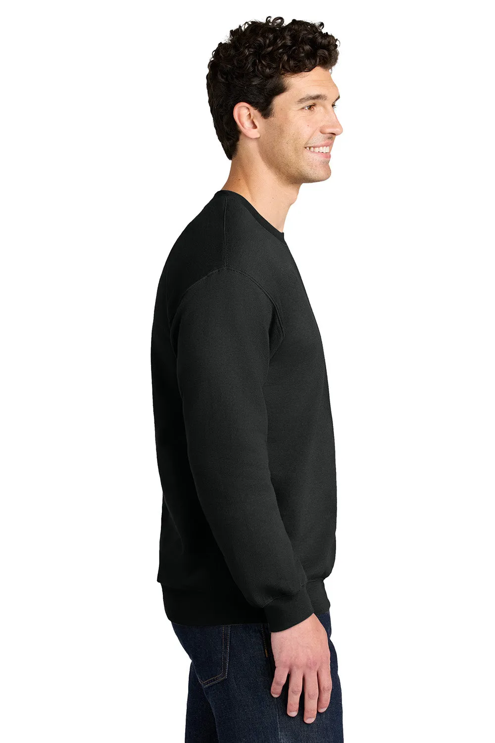 Gildan Mens Softstyle Crewneck Sweatshirt - Black  Affordable Clothing Gildan