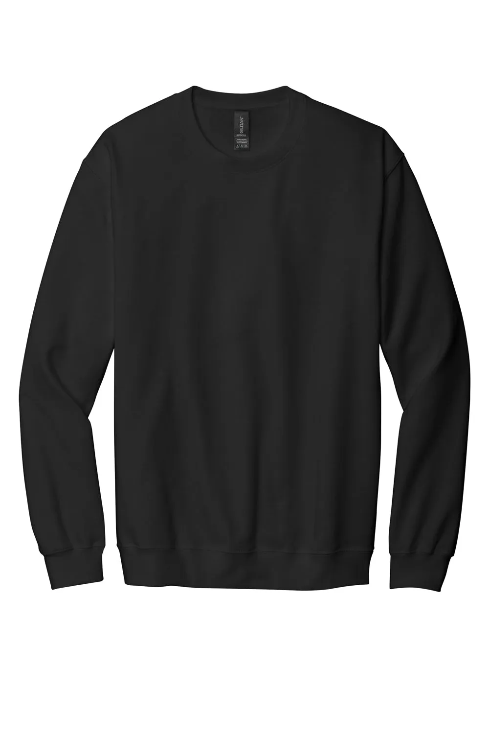 Gildan Mens Softstyle Crewneck Sweatshirt - Black  Affordable Clothing Gildan