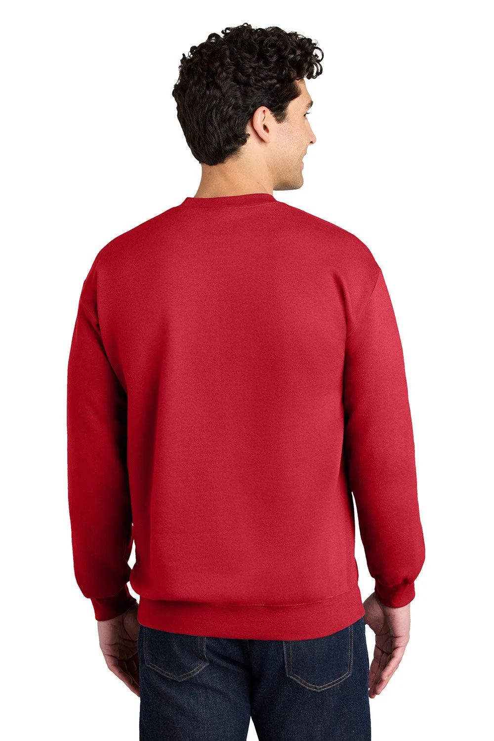 Gildan Mens Softstyle Crewneck Sweatshirt - Red  Affordable Clothing Gildan