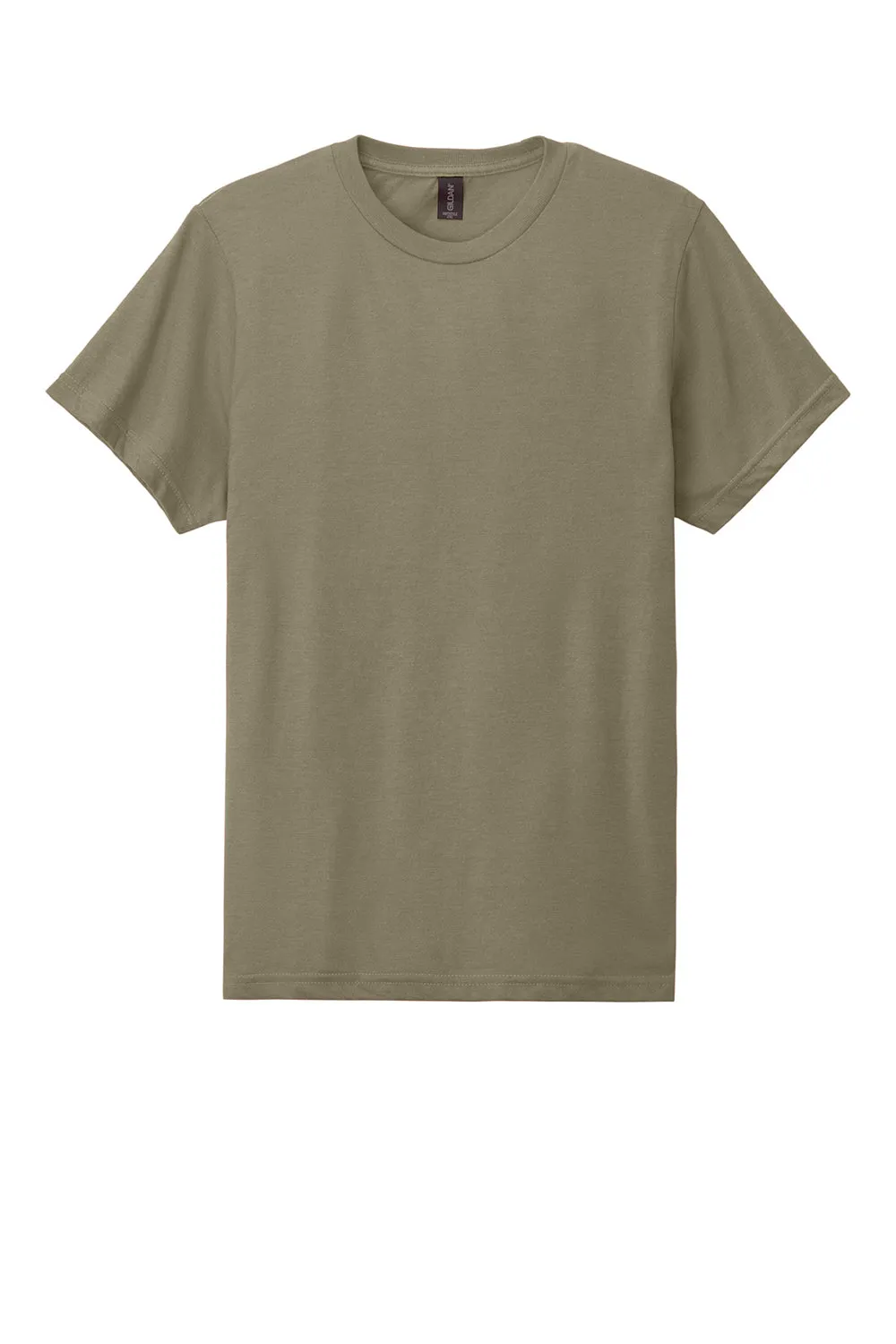 Gildan Mens Softstyle CVC Short Sleeve Crewneck T-Shirt - Dune Mist  Affordable Clothing Gildan