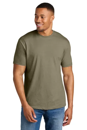 Gildan Mens Softstyle CVC Short Sleeve Crewneck T-Shirt - Dune Mist  Affordable Clothing Gildan