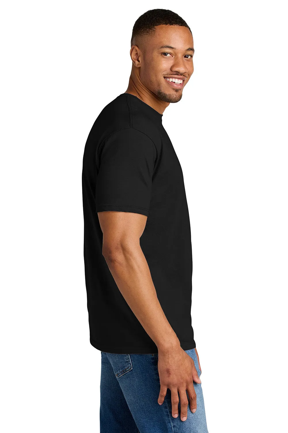 Gildan Mens Softstyle CVC Short Sleeve Crewneck T-Shirt - Pitch Black  Affordable Clothing Gildan