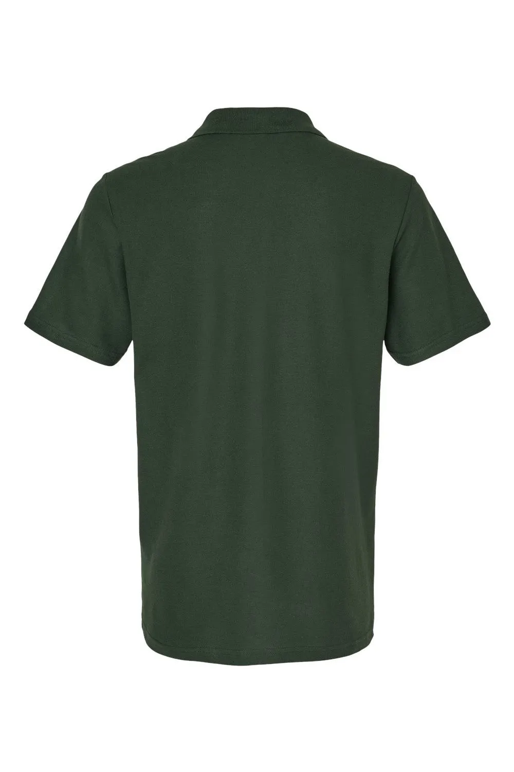 Gildan Mens SoftStyle Double Pique Short Sleeve Polo Shirt - Forest Green  Affordable Clothing Gildan