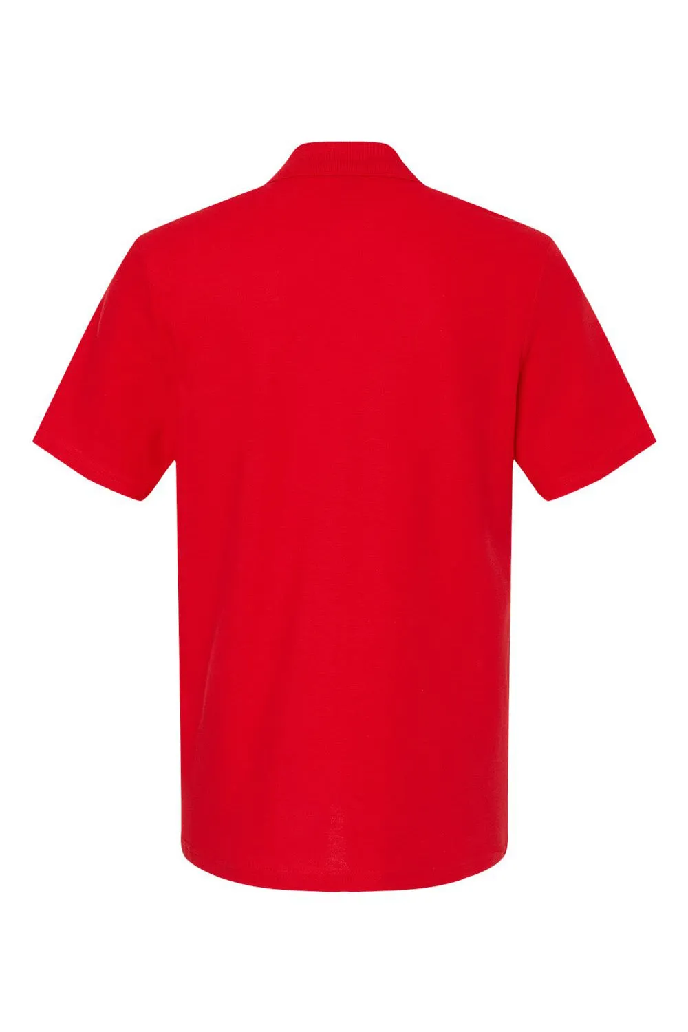 Gildan Mens SoftStyle Double Pique Short Sleeve Polo Shirt - Red  Affordable Clothing Gildan