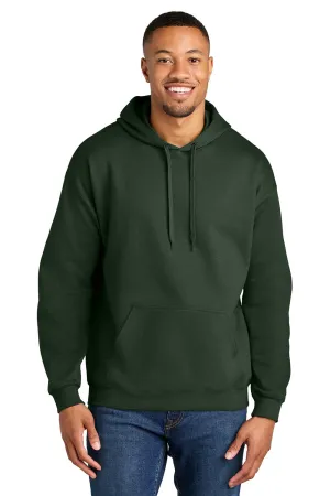 Gildan Mens Softstyle Hooded Sweatshirt Hoodie w/ Pouch Pocket - Forest Green  Affordable Clothing Gildan