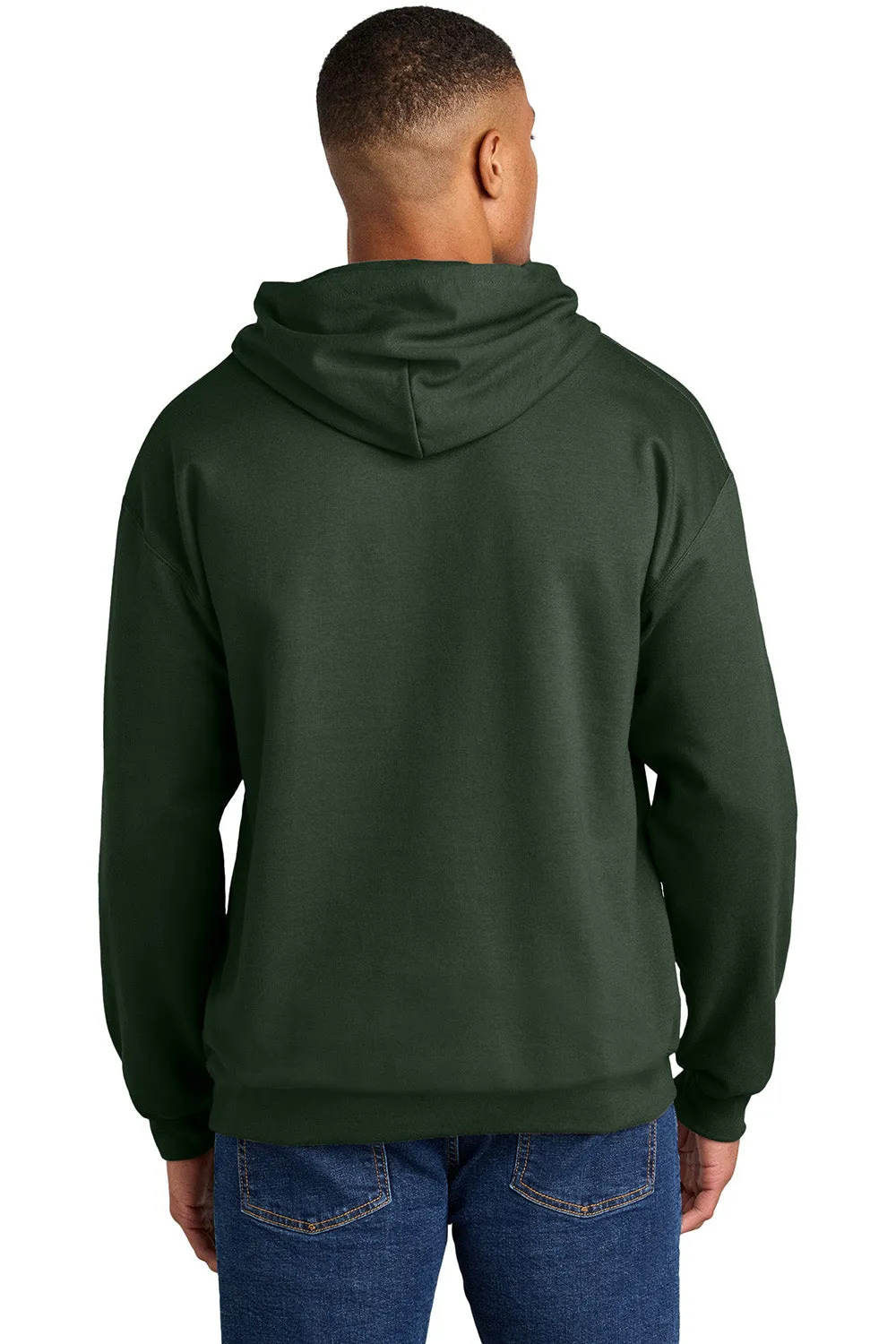Gildan Mens Softstyle Hooded Sweatshirt Hoodie w/ Pouch Pocket - Forest Green  Affordable Clothing Gildan