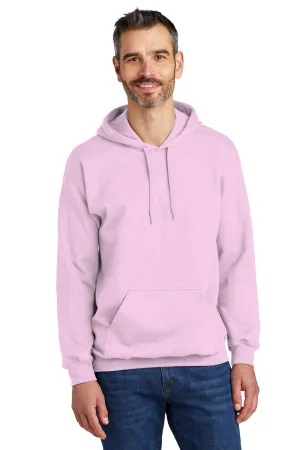 Gildan Mens Softstyle Hooded Sweatshirt Hoodie w/ Pouch Pocket - Light Pink  Affordable Clothing Gildan