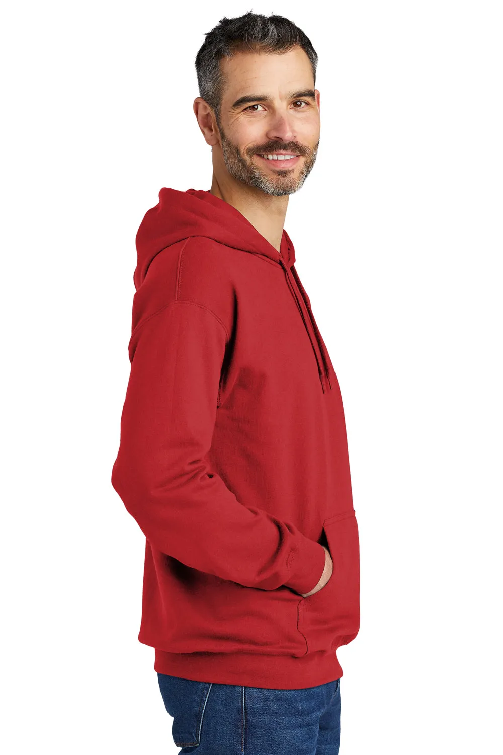 Gildan Mens Softstyle Hooded Sweatshirt Hoodie w/ Pouch Pocket - Red  Affordable Clothing Gildan