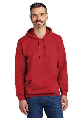 Gildan Mens Softstyle Hooded Sweatshirt Hoodie w/ Pouch Pocket - Red  Affordable Clothing Gildan