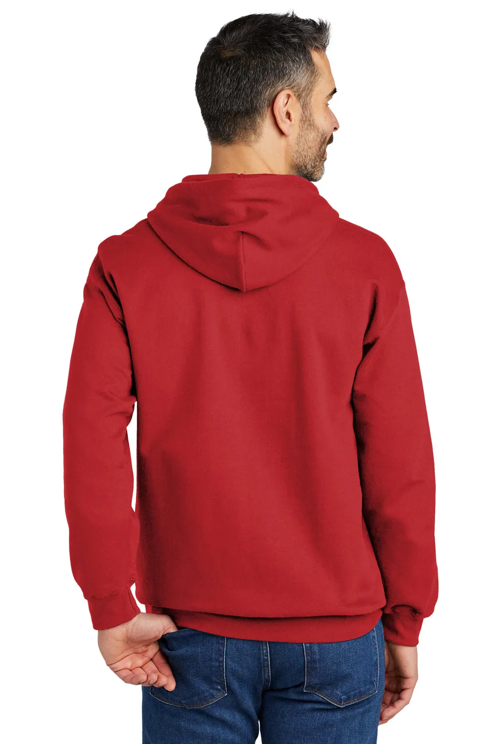 Gildan Mens Softstyle Hooded Sweatshirt Hoodie w/ Pouch Pocket - Red  Affordable Clothing Gildan
