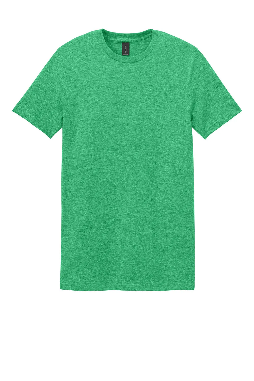 Gildan Mens Softstyle Short Sleeve Crewneck T-Shirt - Heather Irish Green  Affordable Clothing Gildan