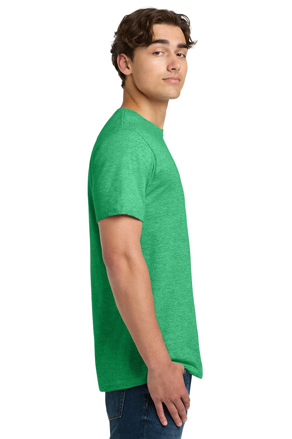 Gildan Mens Softstyle Short Sleeve Crewneck T-Shirt - Heather Irish Green  Affordable Clothing Gildan