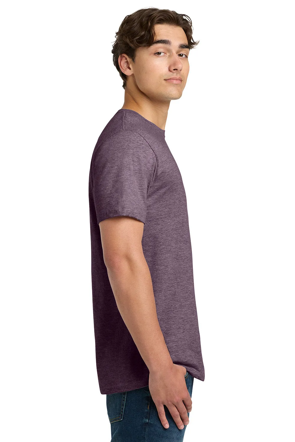Gildan Mens Softstyle Short Sleeve Crewneck T-Shirt - Heather Maroon  Affordable Clothing Gildan