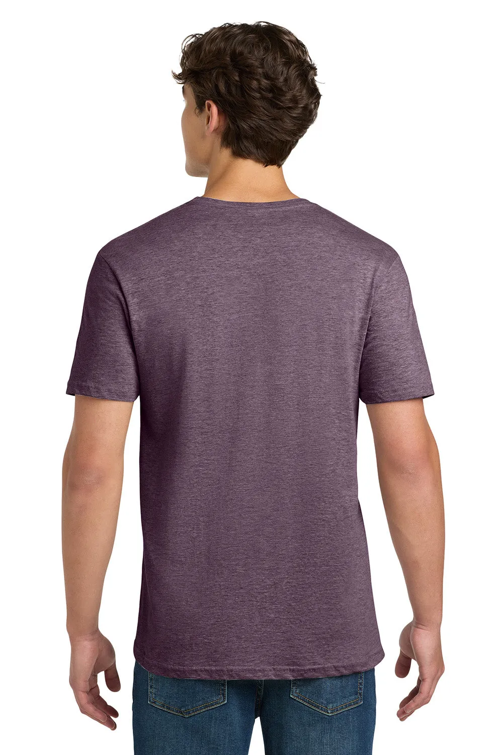 Gildan Mens Softstyle Short Sleeve Crewneck T-Shirt - Heather Maroon  Affordable Clothing Gildan
