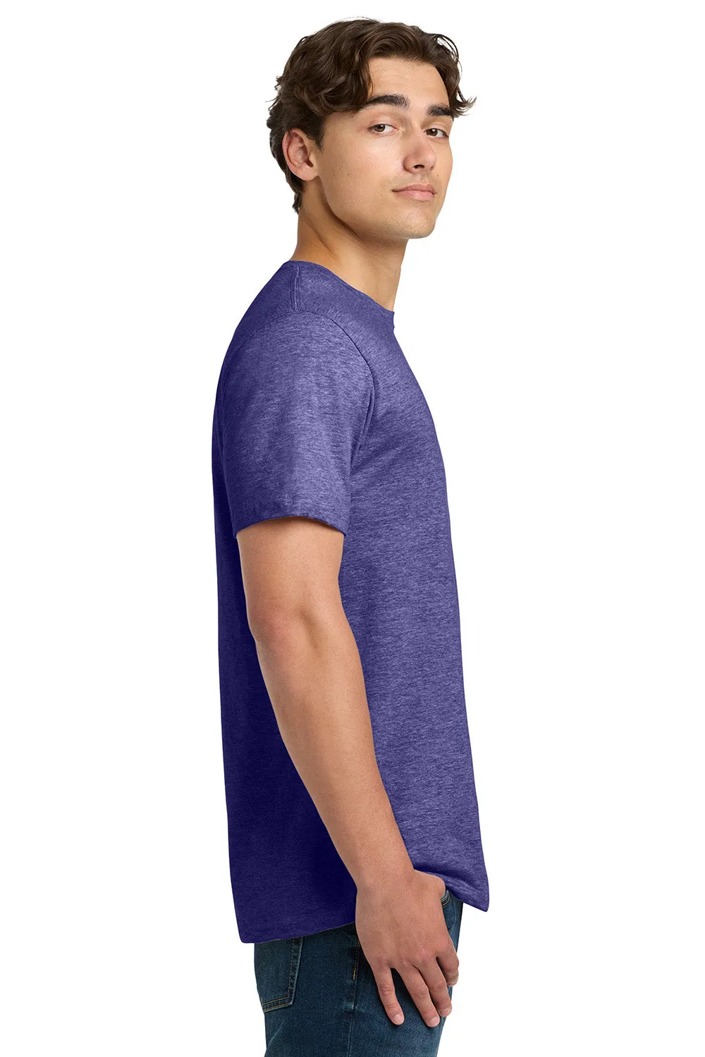 Gildan Mens Softstyle Short Sleeve Crewneck T-Shirt - Heather Purple  Affordable Clothing Gildan