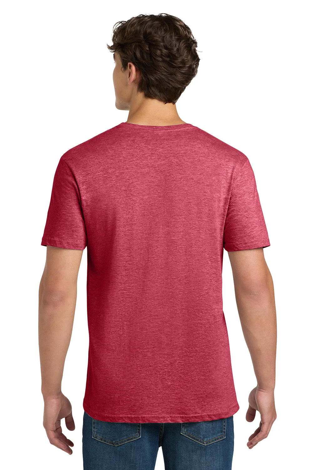 Gildan Mens Softstyle Short Sleeve Crewneck T-Shirt - Heather Red  Affordable Clothing Gildan