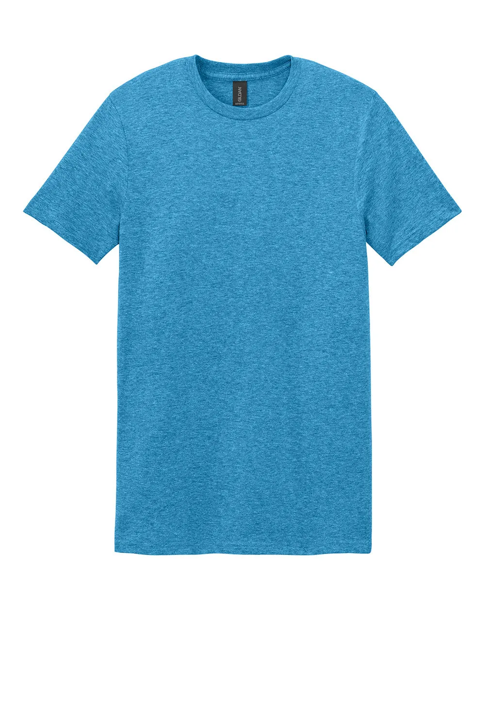 Gildan Mens Softstyle Short Sleeve Crewneck T-Shirt - Heather Sapphire Blue  Affordable Clothing Gildan