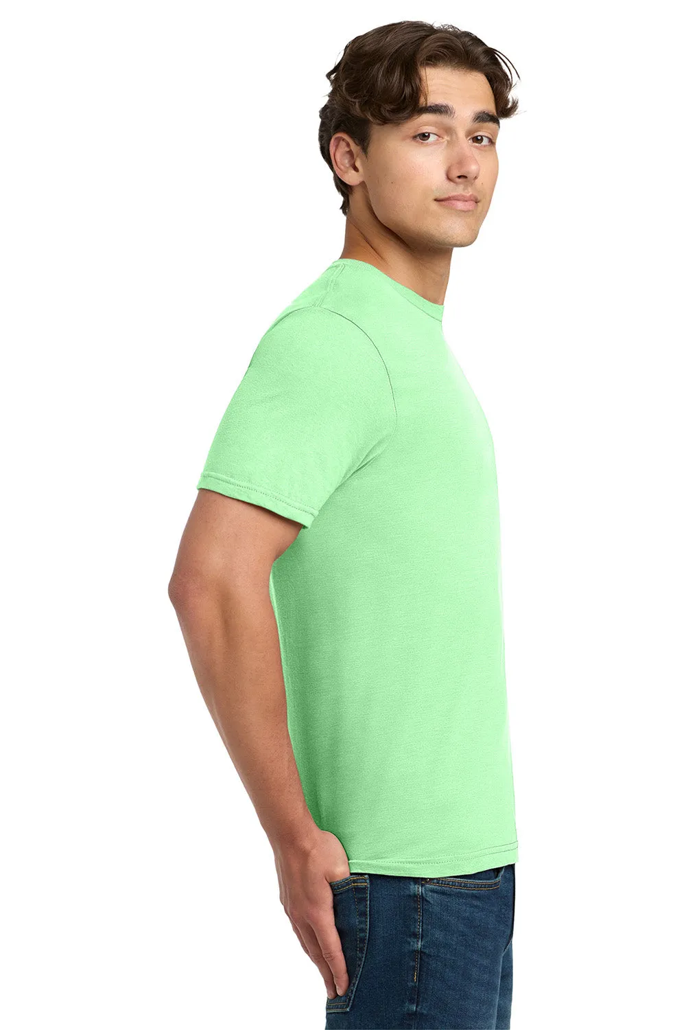 Gildan Mens Softstyle Short Sleeve Crewneck T-Shirt - Mint Green  Affordable Clothing Gildan