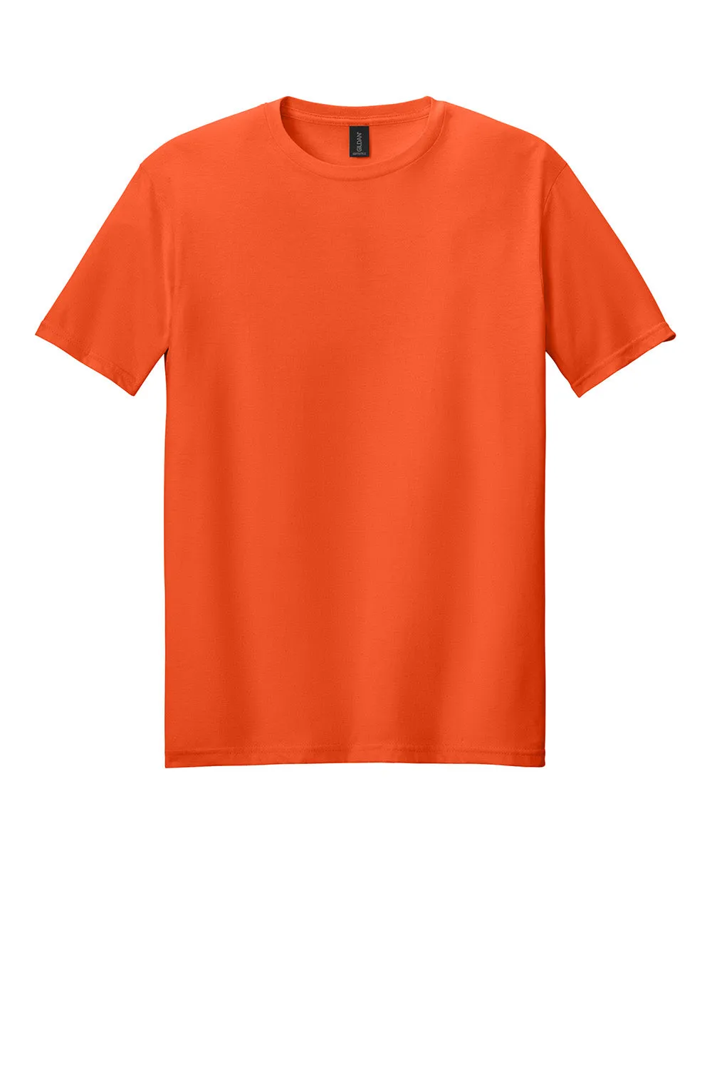 Gildan Mens Softstyle Short Sleeve Crewneck T-Shirt - Orange  Affordable Clothing Gildan