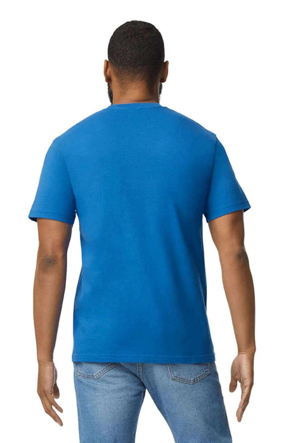 Gildan Mens Softstyle Short Sleeve Crewneck T-Shirt - Royal Blue  Affordable Clothing Gildan