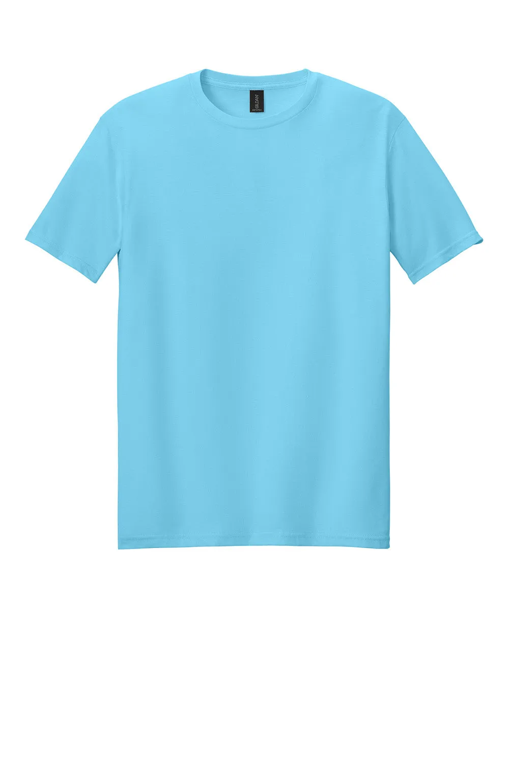 Gildan Mens Softstyle Short Sleeve Crewneck T-Shirt - Sky Blue  Affordable Clothing Gildan