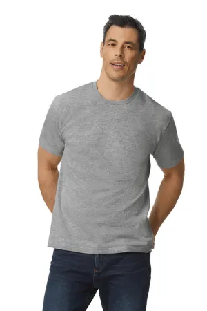 Gildan Mens Softstyle Short Sleeve Crewneck T-Shirt - Sport Grey  Affordable Clothing Gildan