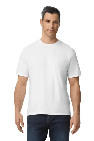 Gildan Mens Softstyle Short Sleeve Crewneck T-Shirt - White  Affordable Clothing Gildan