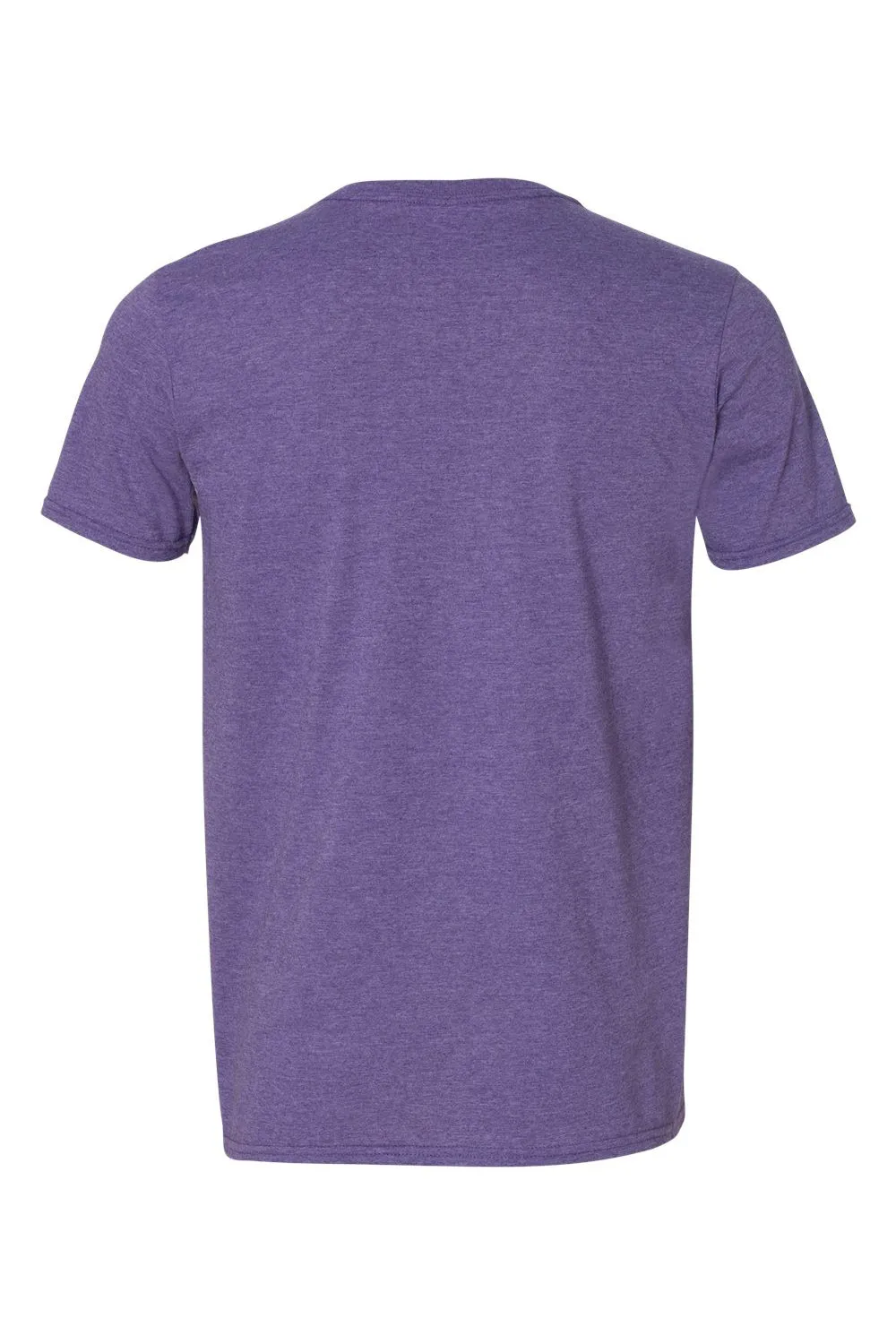 Gildan Mens Softstyle Short Sleeve V-Neck T-Shirt - Heather Purple  Affordable Clothing Gildan