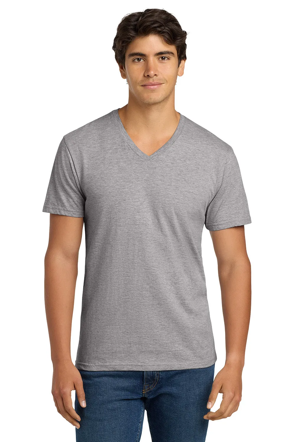 Gildan Mens Softstyle Short Sleeve V-Neck T-Shirt - Sport Grey  Affordable Clothing Gildan