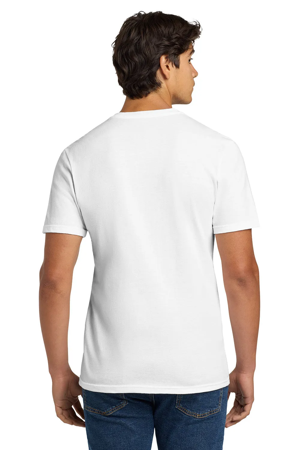 Gildan Mens Softstyle Short Sleeve V-Neck T-Shirt - White  Affordable Clothing Gildan