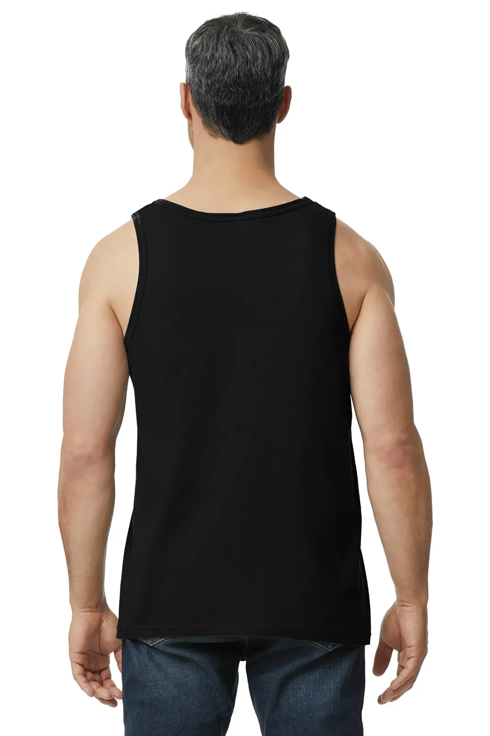 Gildan Mens Softstyle Tank Top - Black  Affordable Clothing Gildan