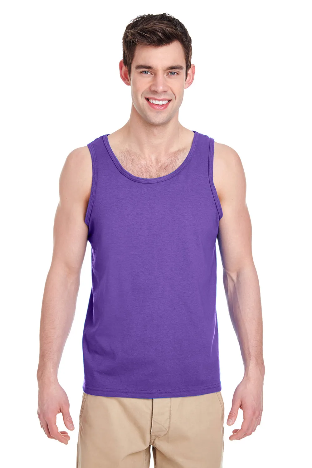 Gildan Mens Tank Top - Purple  Affordable Clothing Gildan
