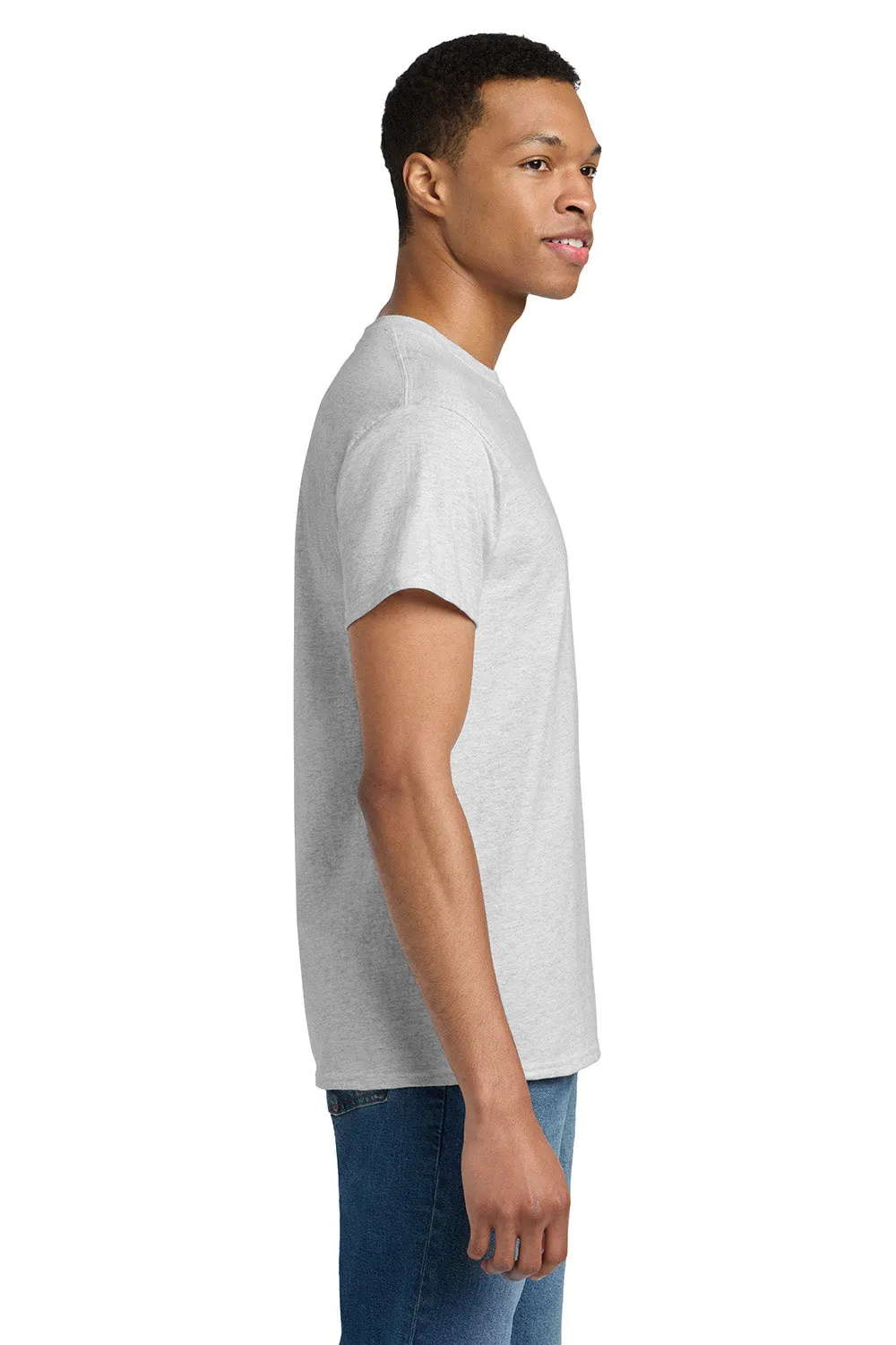 Gildan Mens Ultra Short Sleeve Crewneck T-Shirt - Ash Grey  Affordable Clothing Gildan