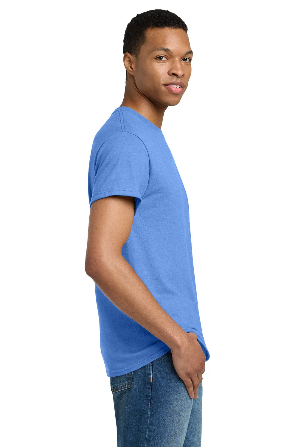 Gildan Mens Ultra Short Sleeve Crewneck T-Shirt - Carolina Blue  Affordable Clothing Gildan