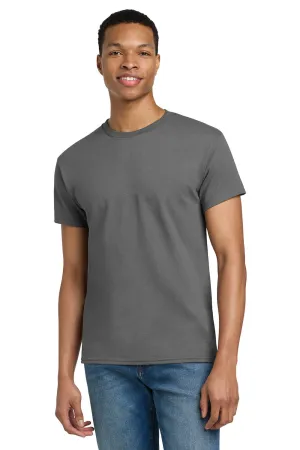 Gildan Mens Ultra Short Sleeve Crewneck T-Shirt - Charcoal Grey  Affordable Clothing Gildan