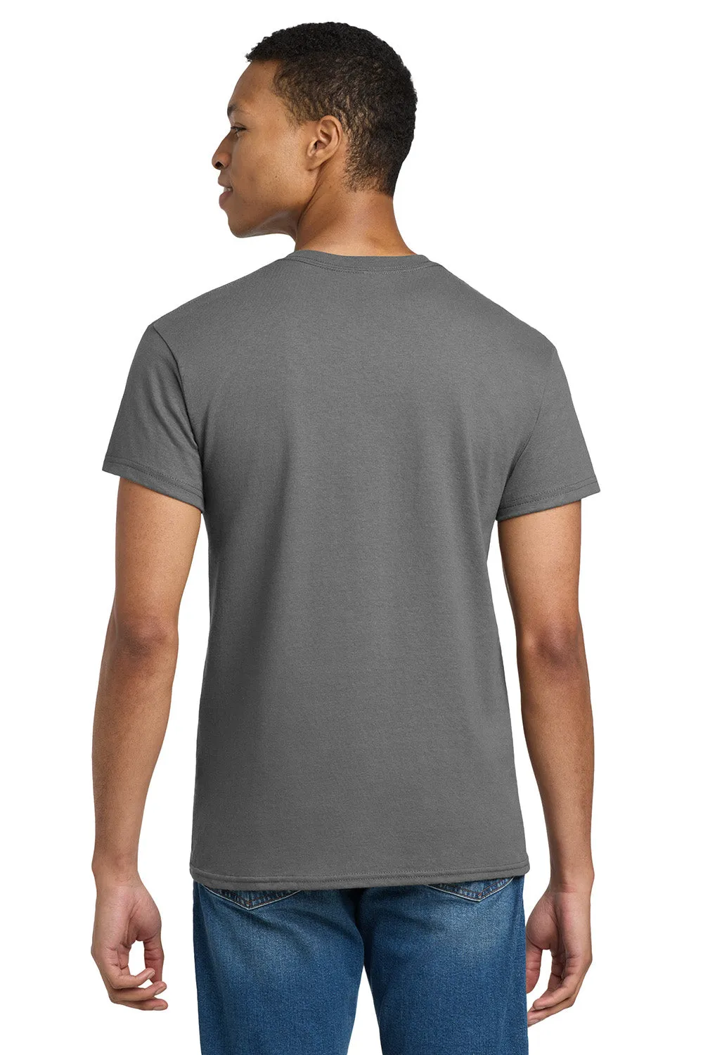 Gildan Mens Ultra Short Sleeve Crewneck T-Shirt - Charcoal Grey  Affordable Clothing Gildan
