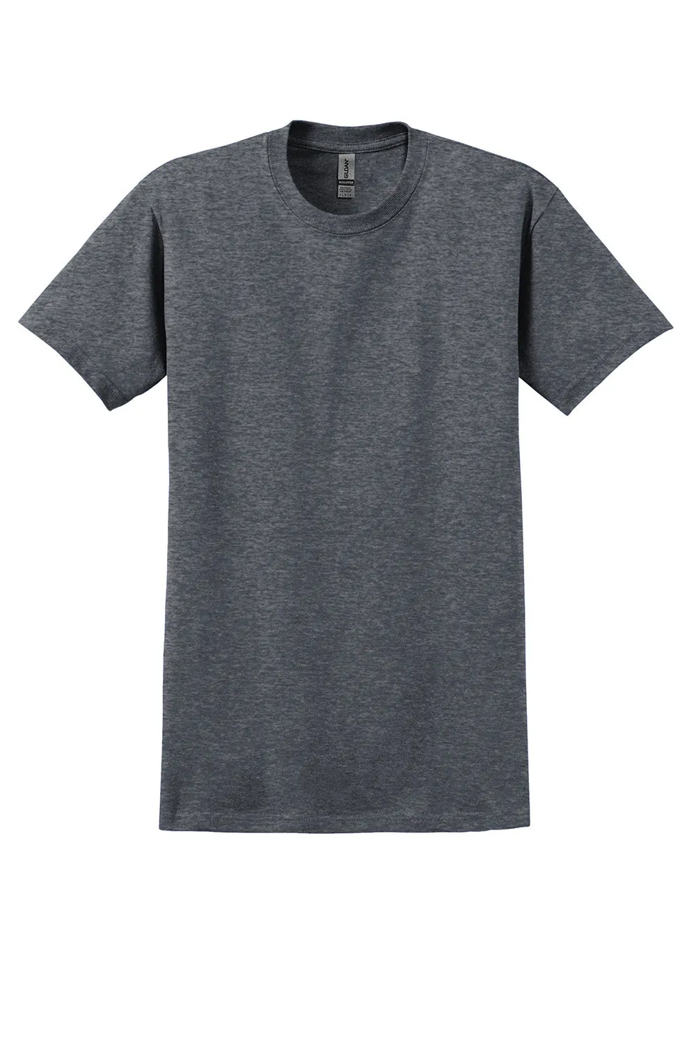 Gildan Mens Ultra Short Sleeve Crewneck T-Shirt - Heather Dark Grey  Affordable Clothing Gildan