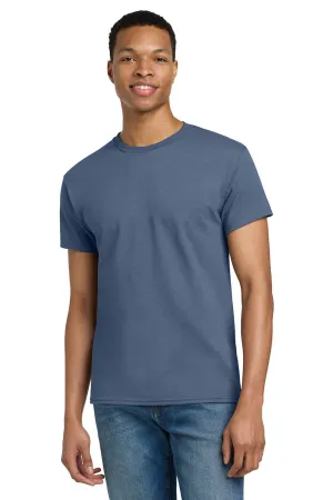 Gildan Mens Ultra Short Sleeve Crewneck T-Shirt - Indigo Blue  Affordable Clothing Gildan