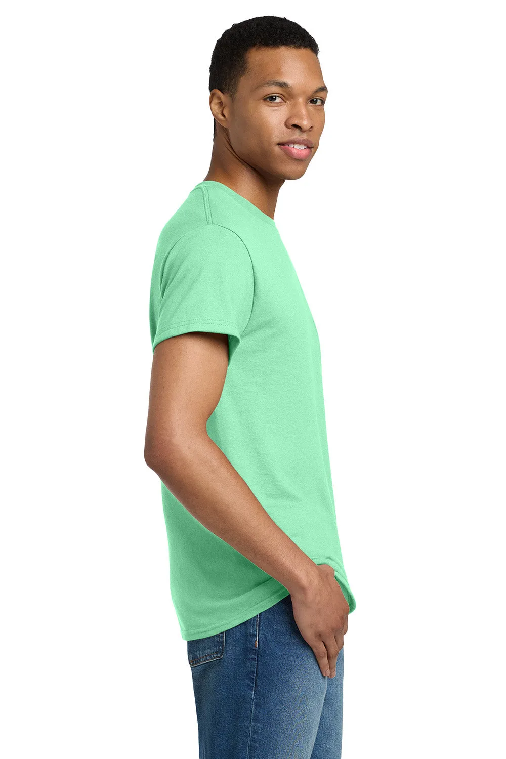Gildan Mens Ultra Short Sleeve Crewneck T-Shirt - Mint Green  Affordable Clothing Gildan
