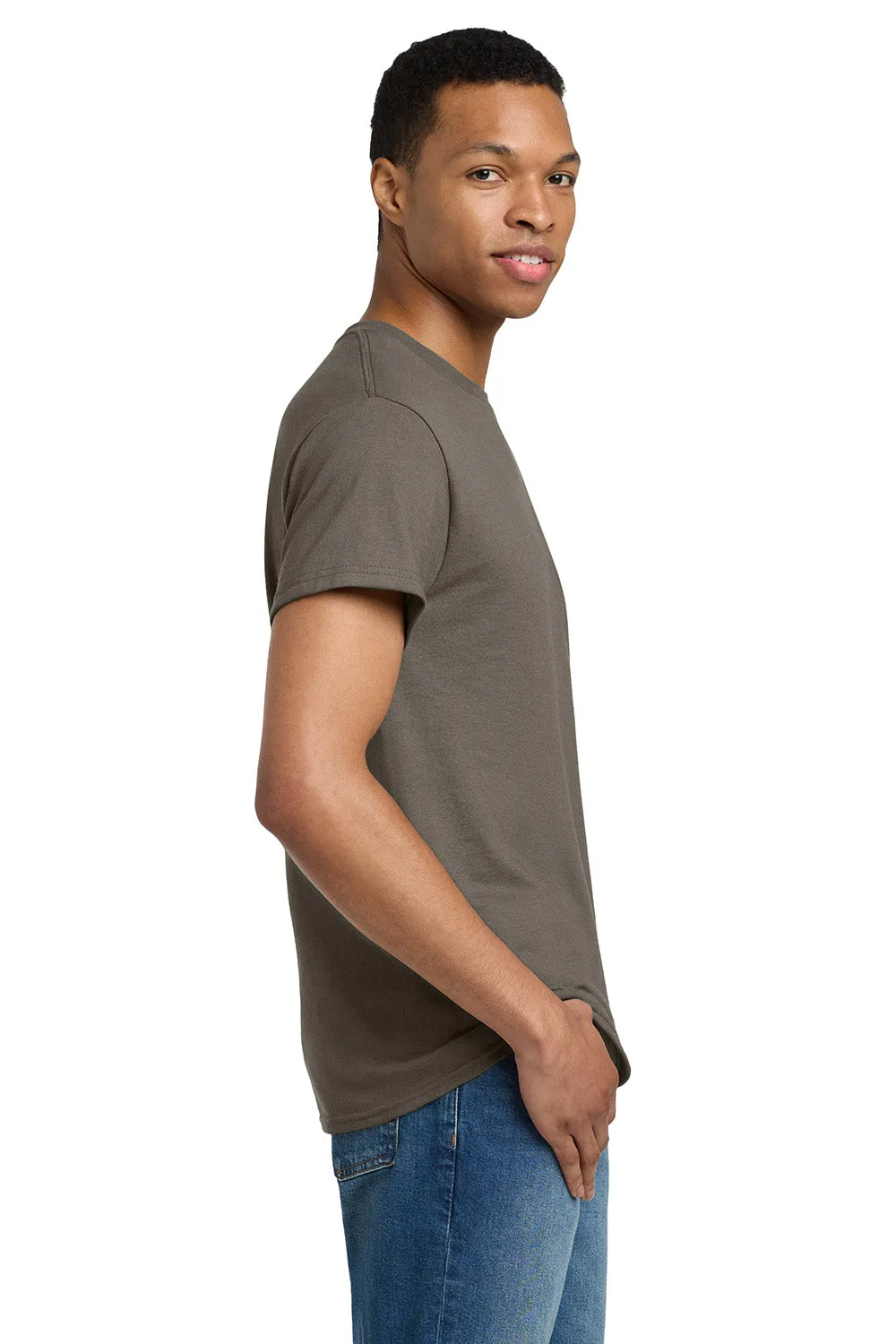 Gildan Mens Ultra Short Sleeve Crewneck T-Shirt - Prairie Dust  Affordable Clothing Gildan