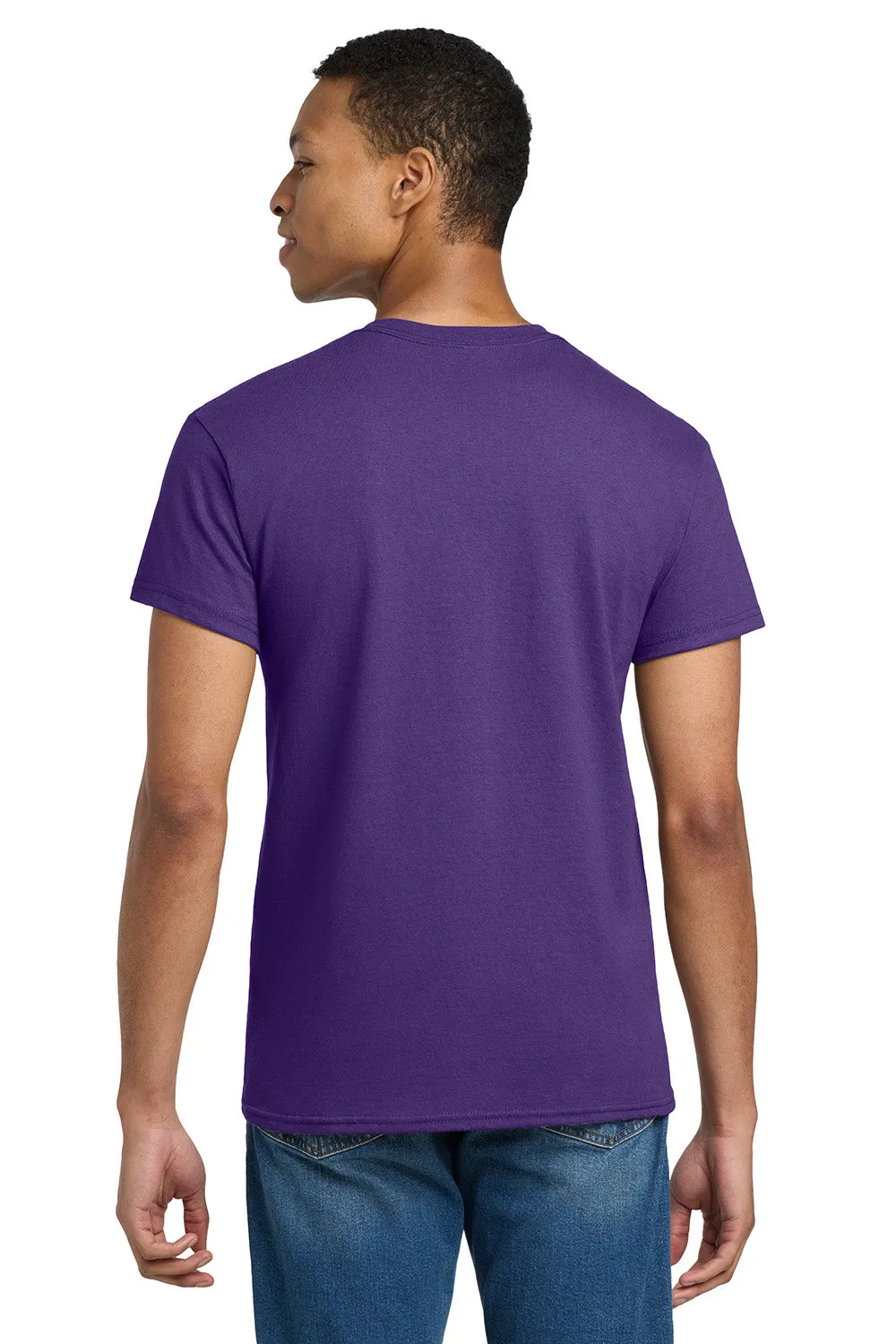 Gildan Mens Ultra Short Sleeve Crewneck T-Shirt - Purple  Affordable Clothing Gildan