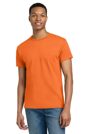 Gildan Mens Ultra Short Sleeve Crewneck T-Shirt - Safety Orange  Affordable Clothing Gildan