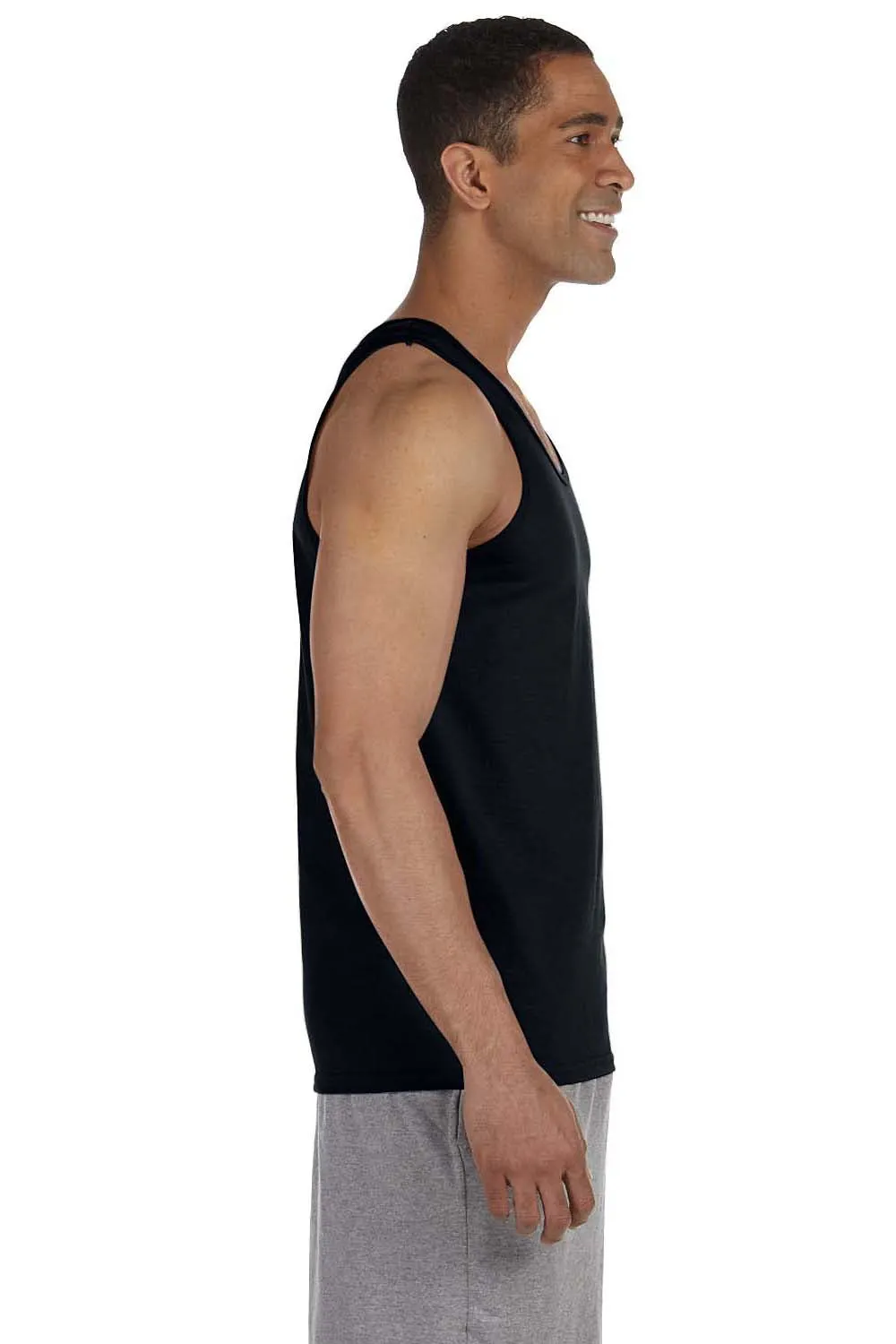 Gildan Mens Ultra Tank Top - Black  Affordable Clothing Gildan