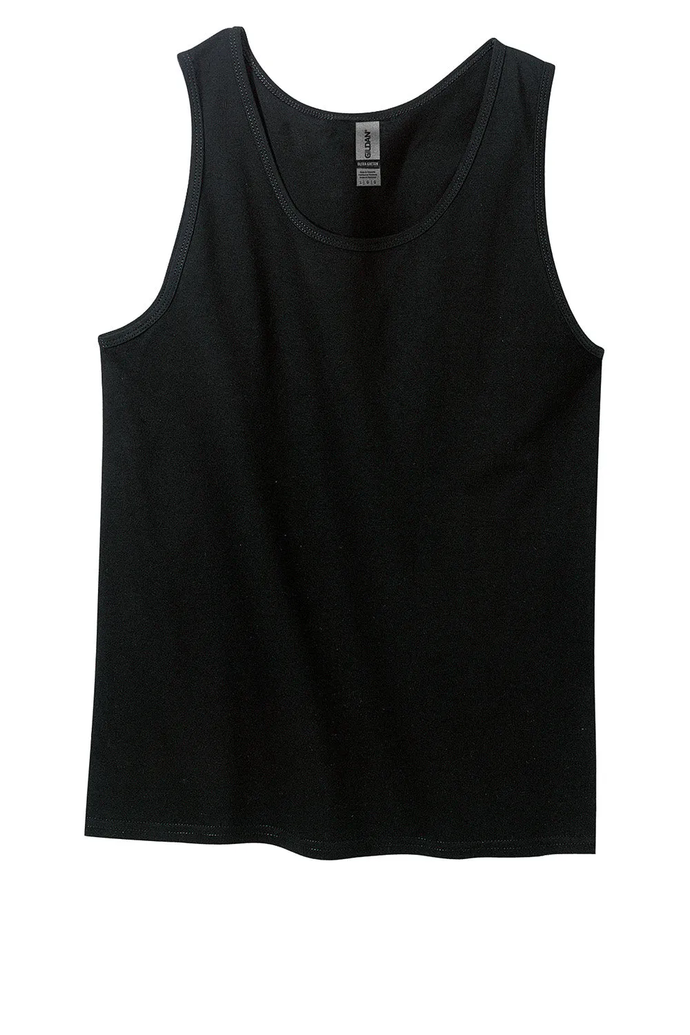 Gildan Mens Ultra Tank Top - Black  Affordable Clothing Gildan