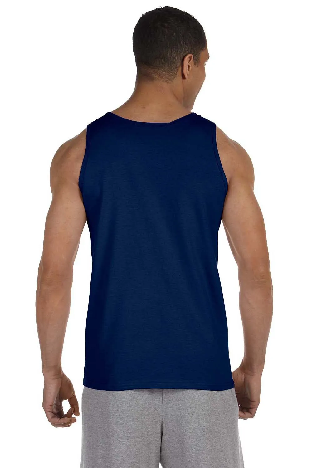 Gildan Mens Ultra Tank Top - Navy Blue  Affordable Clothing Gildan