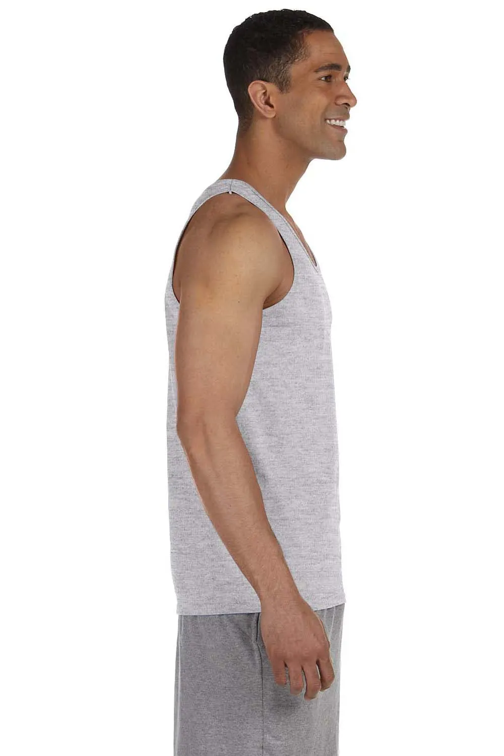 Gildan Mens Ultra Tank Top - Sport Grey  Affordable Clothing Gildan