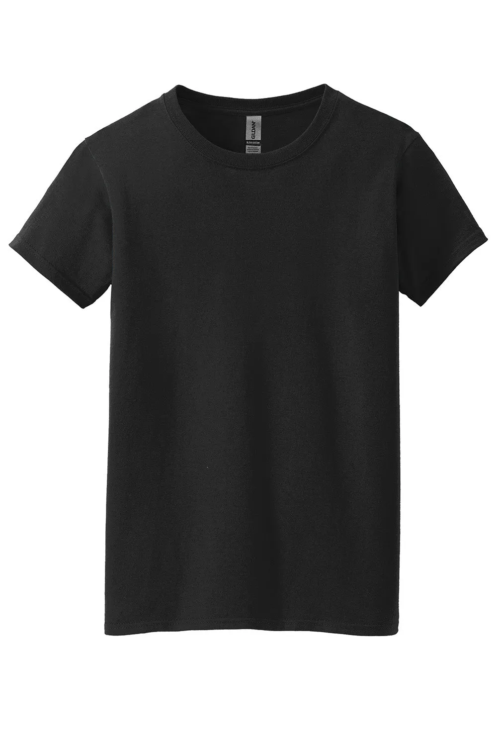 Gildan Womens Short Sleeve Crewneck T-Shirt - Black  Affordable Clothing Gildan