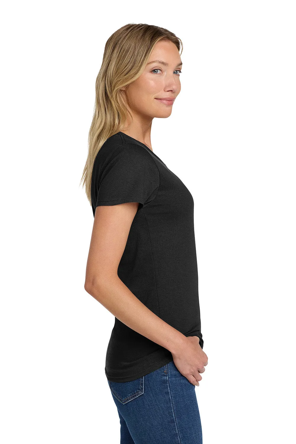 Gildan Womens Short Sleeve Crewneck T-Shirt - Black  Affordable Clothing Gildan