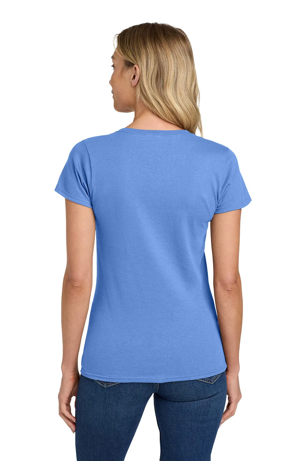 Gildan Womens Short Sleeve Crewneck T-Shirt - Carolina Blue  Affordable Clothing Gildan