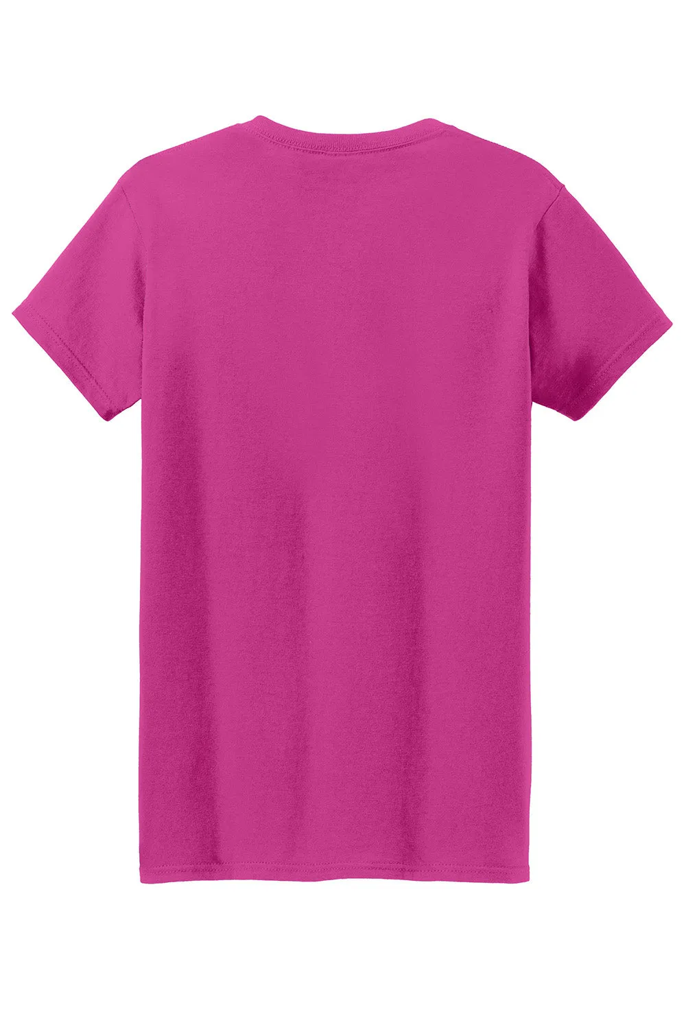 Gildan Womens Short Sleeve Crewneck T-Shirt - Heliconia Pink  Affordable Clothing Gildan